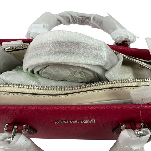 MICHAEL KORS Marilyn Small Color-Block Saffiano Leather Messenger Bag – NWT - Picture 8 of 16